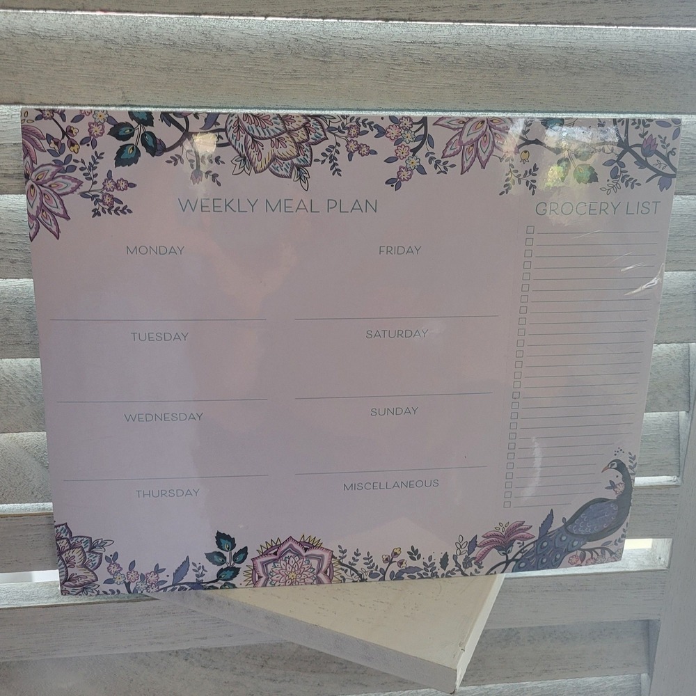 Vera Bradley Magnetic Weekly Calendar New